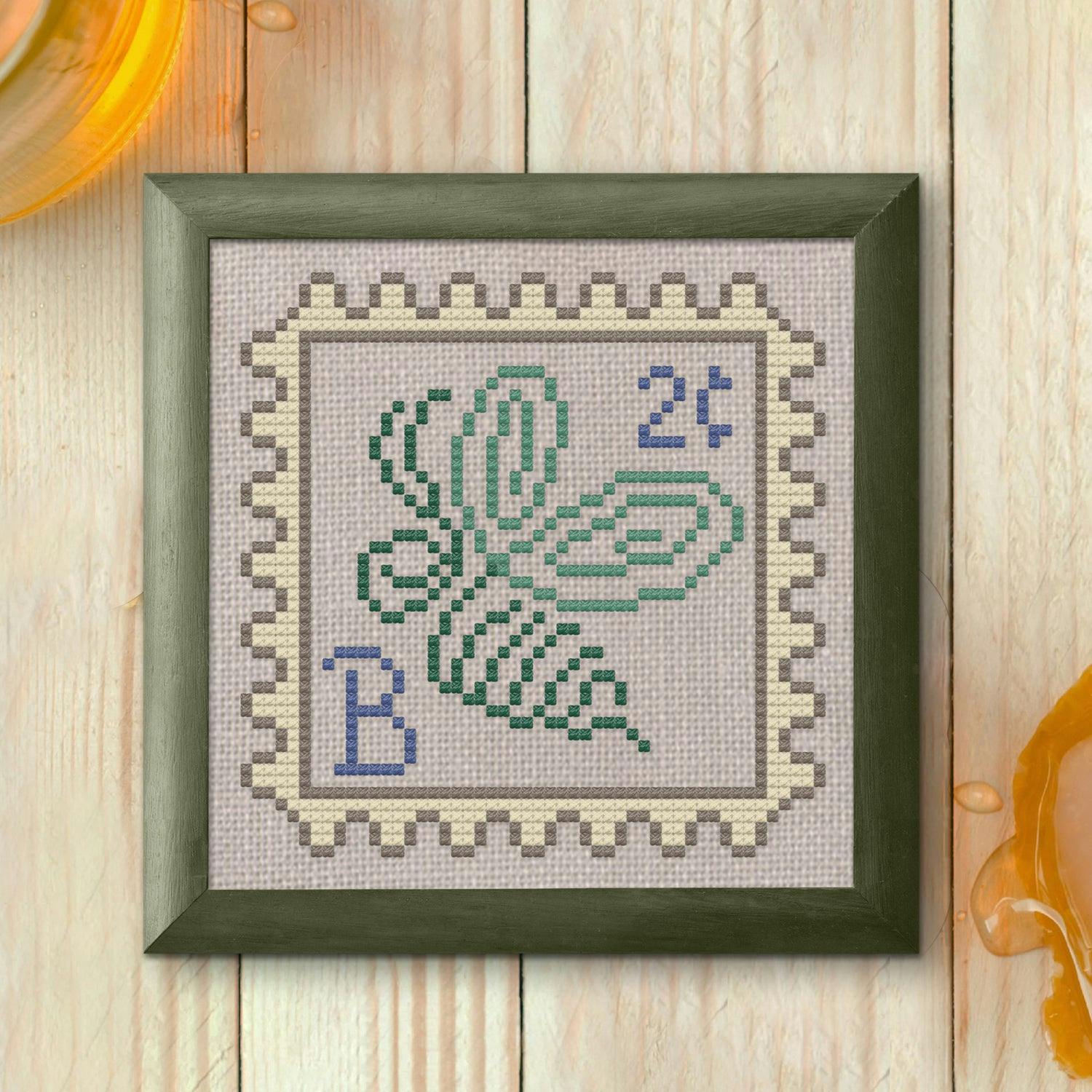 Bee Postage Stamp