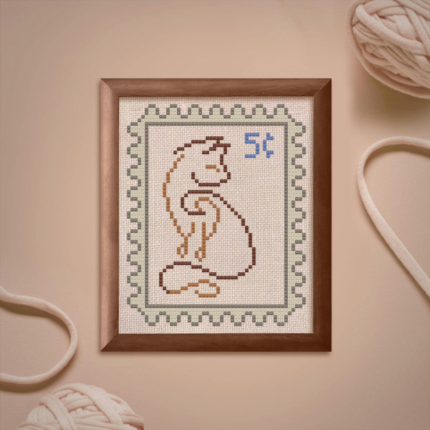 Cat Postage Stamp