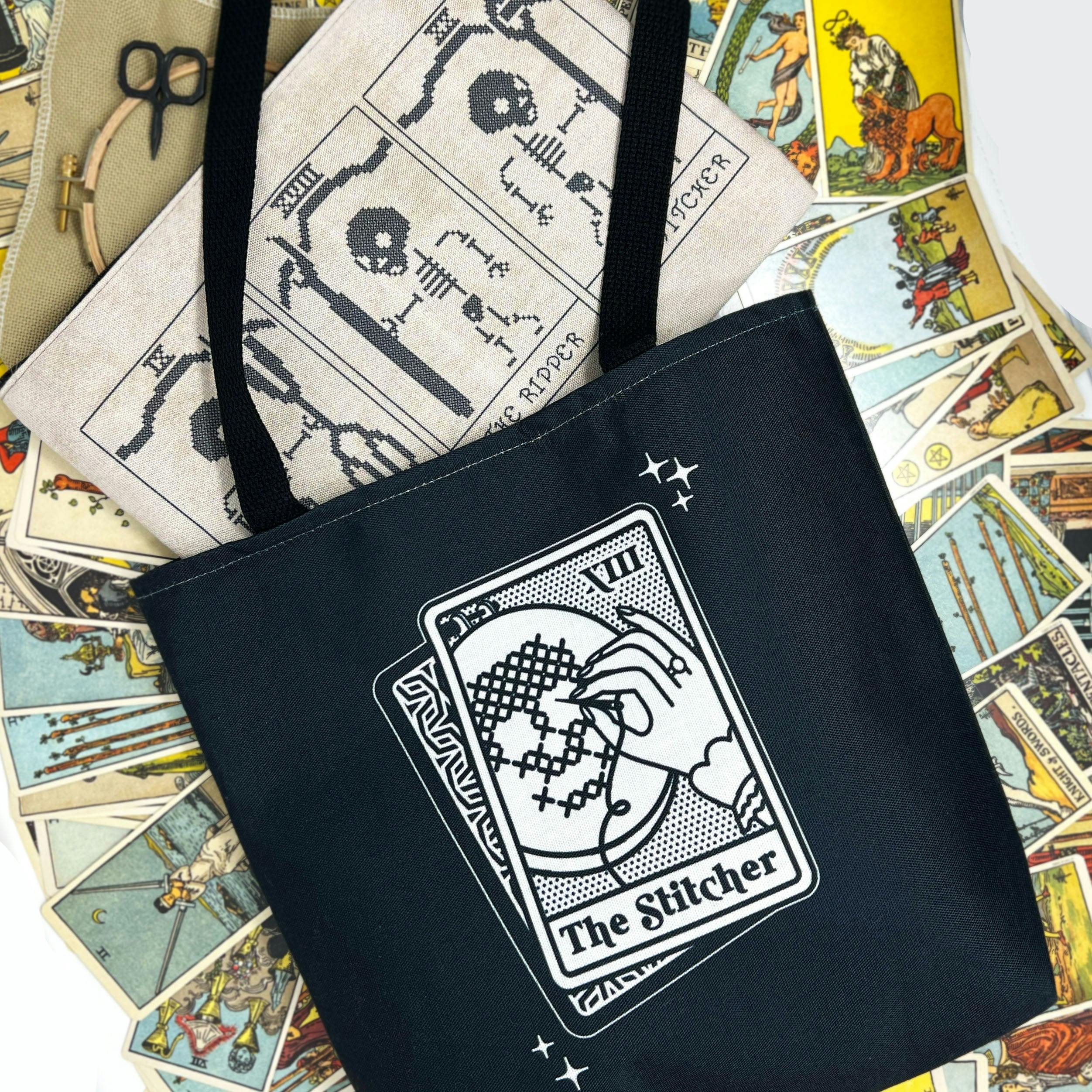 The Stitcher Tarot Card Tote Bag